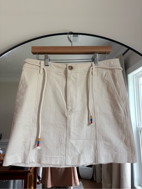 Madewell Dresses & Skirts - Madewell Women’s Cream Drawstring A-Line Skirt